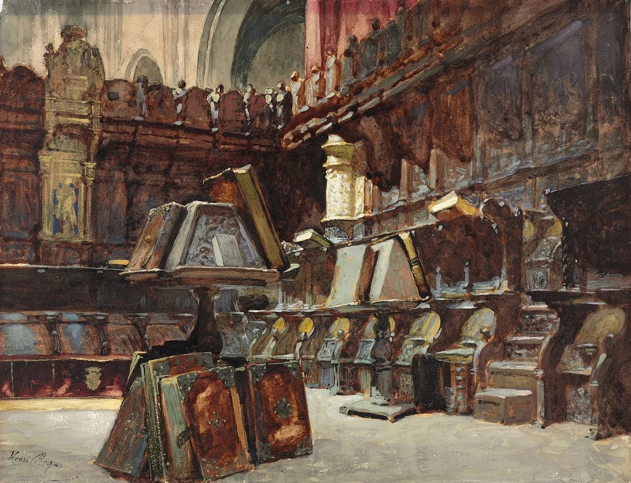 Stalli del coro in una cattedrale spagnola - Cleveland Museum of Art